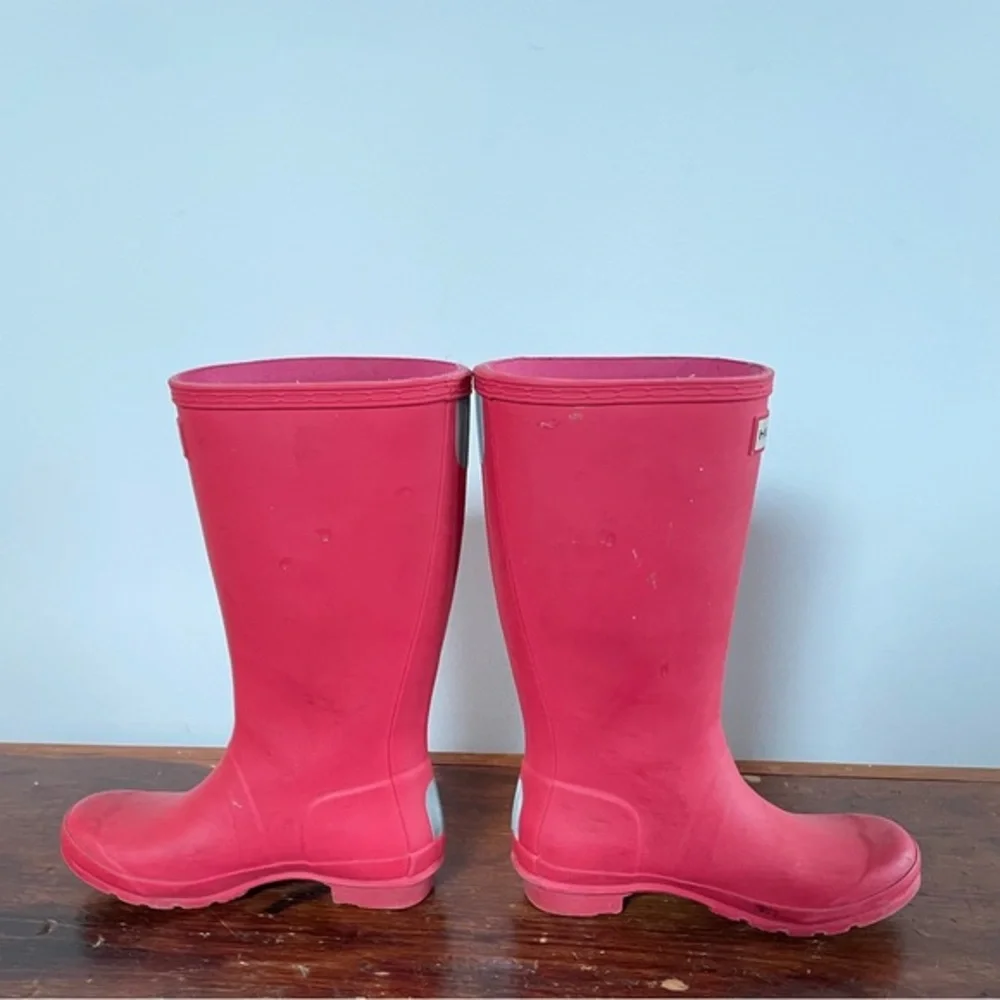 Hunter Kids Rain Boots Tall‎ Salmon
